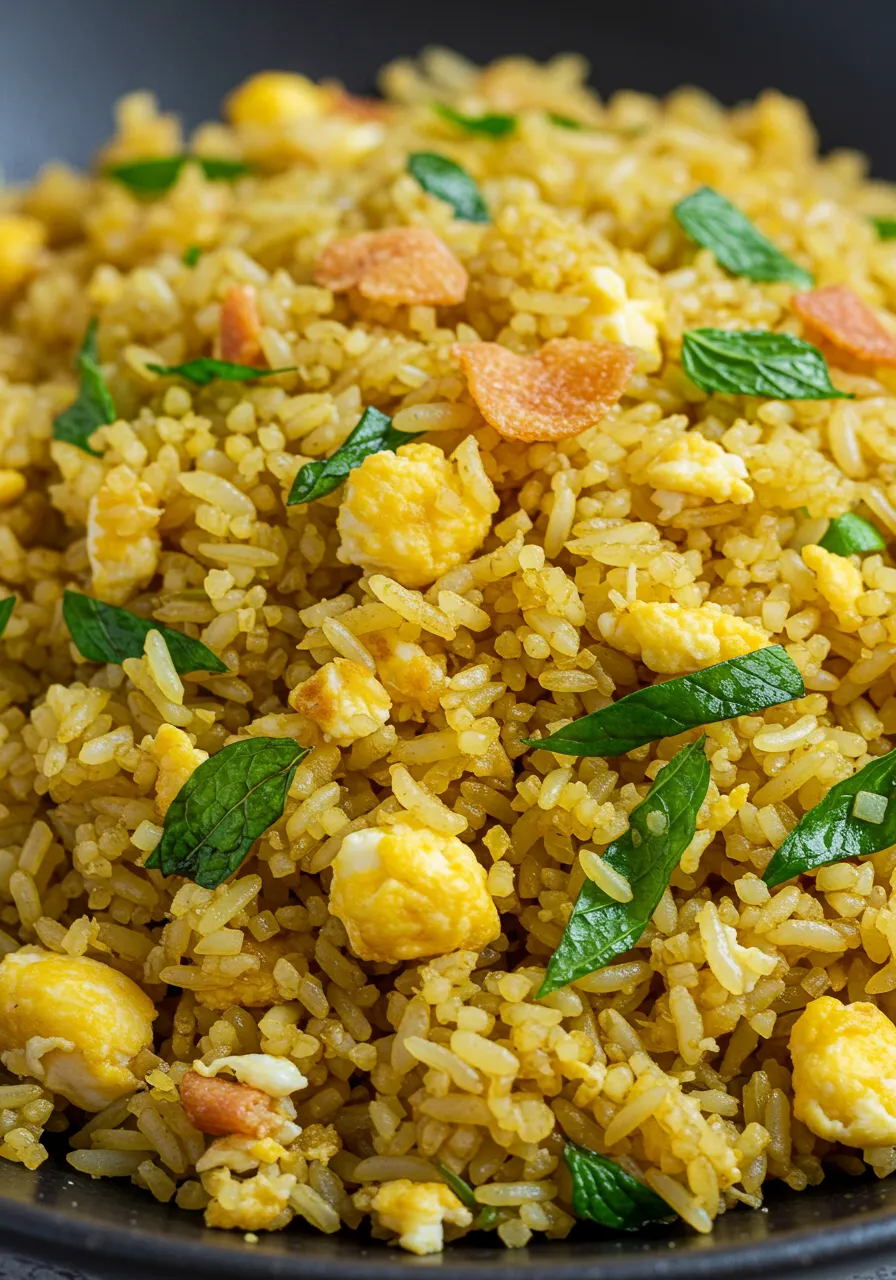 Minty Egg Fried Rice